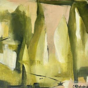 Up and Down by Cecile Roberfroid - Oil