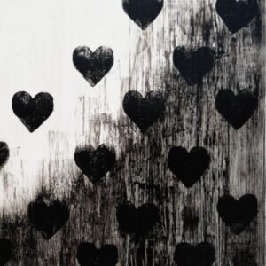 Dark Hearts by Jessica Zunic - Acrylic