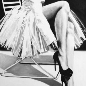 Legal Limit by Cindy Press - Oil on Canvas