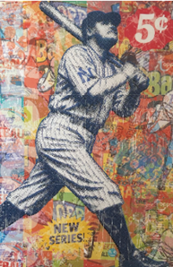 Babe by Bryn Craven - Mixed Media on Canvas