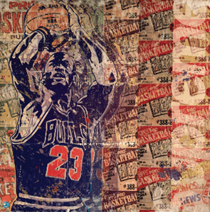 Goat by Bryn Craven - Mixed Media on Canvas