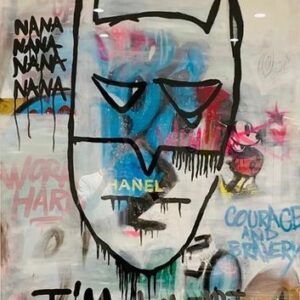 Im Like Batman by Arlette Kassin - Acrylic