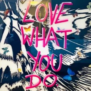 Love What You Do, Do What You Love-Two Piece Set by Arlette Kassin - Mixed Media