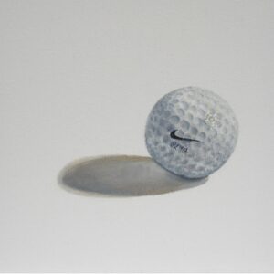Golf Ball by Peter Leeds - Oil