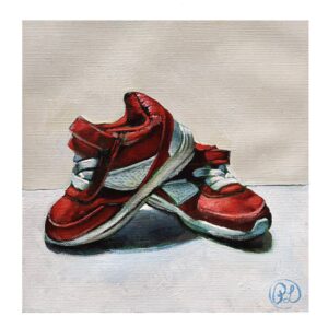 Red Shoes by Peter Leeds - Acrylic