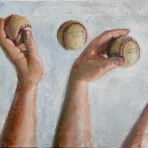 The Pitch by Peter Leeds - Oil