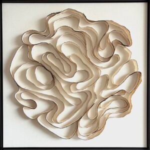 Evelyn #78 by Stef Shock - Acrylic and Ink on Canvas