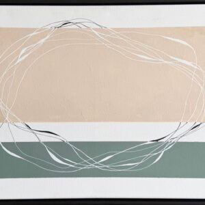 Lagoon (Green) by Stef Shock - Acrylic and Ink on Canvas